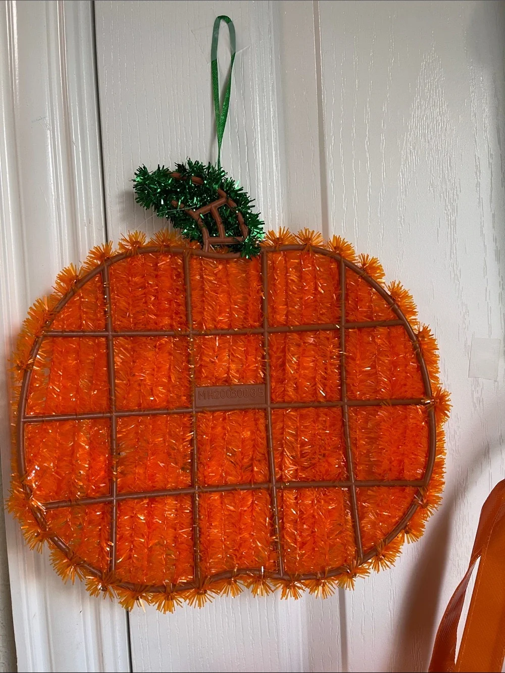 Halloween Pumpkin Treat Bag — Orange Spooky Design